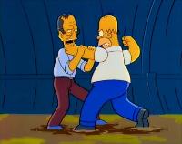 Click to watch 'Two Bad Neighbors' (popup) The Simpsons